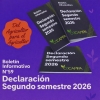 Declaraci&oacute;n segundo semestre 2026