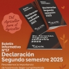 Declaración segundo semestre 2025