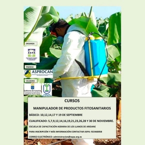 Nuevo Curso - Manipulador Productos Fitosanitarios